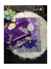 Beautiful Crape Peding Silk Designer Saree