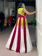 Navratri Special Pure Rayon Lehenga Choli With Jacket
