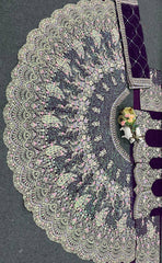 Beautiful Soft Butterfly Net Coding & Sequence Work Lehenga Choli