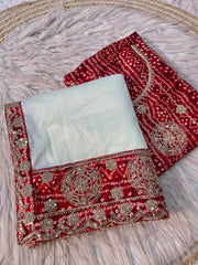 Festival Special Soft Chinon Coding Sequence Work Saree