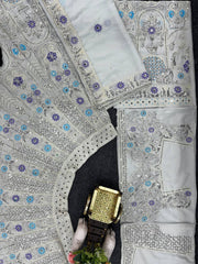 Beautiful Premium Quality Georgette Coding Sequence Real Mirror Work Lehenga Choli