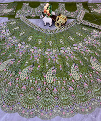 Elegant Soft Butterfly Net Sequence Work Lehenga Choli