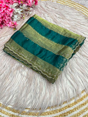 Beautiful Space Soft Silk Jarkhan Work Saree