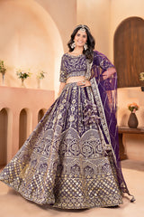 Reception Special Embroidery & Sequence Designer Lehenga Choli