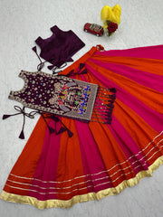 Navratri Special Vichitra Silk Work Lehenga Choli