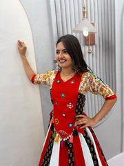 Navratri Special Pure Cotton Kediyu Lehenga Choli