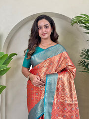 Trending Pure Tissue Silk With Zari Weaving Saree