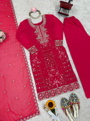Festive Wear Georgette thread With Sequence Work Salwar Suit
