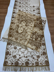 Bollywood Blockbuster Party-wear Butterfly Net Embroidery Thread Work Saree