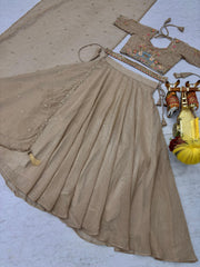 Festive Special Crunchy Embroidery Moti With Sequence & Thread Work Lehenga Choli