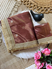 Beautiful Tussar Silk Sabhay Sachi Inspired Lace Border Work Saree