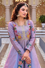 Wedding Special Satin Silk Embroidery Sequence Work Lehenga Choli