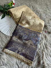 Beautiful Banarasi Soft Tissue Silk Saree