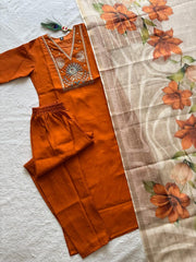 Beautiful Roman Silk Beads Embroidery Thread Moti Work Dress