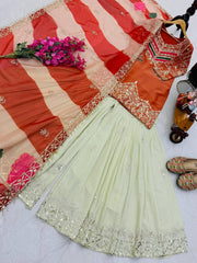 Party-wear Designer Fendy Embroidery Sequence Work Sharara