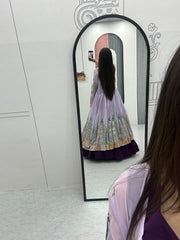 Festival Special Pure Vichitra Crop Top