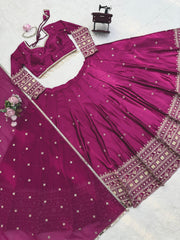 Festival Special Japan Satin Thread With Sequence Work Lehenga Choli