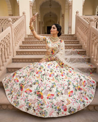 Party-wear Masti Silk Embroidery Sequence Work Lehenga Choli