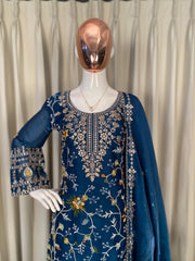 Party-wear Jimmy Choo Sequence Embroidery Work Sharara