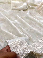 Beautiful Soft Organza Silk Chex Waving Saree