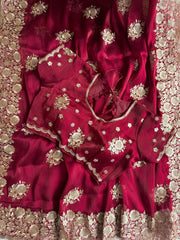 Trending Jimmy Choo Silk With Thread Embroidery Work Saree