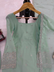 Party-wear Georgette Thread With Sequence Work Suit