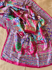 Beautiful Soft Dola Silk Full Zari Jacquard Weaving Saree