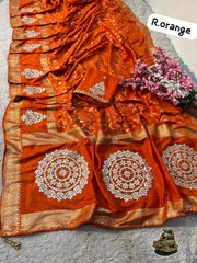 Beautiful Dola Viscose Weaving Rich Look Saree