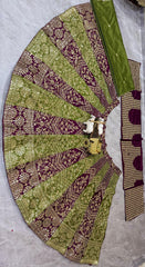 Trending Chinon Silk Embroidery Sequence Work Lehenga Choli