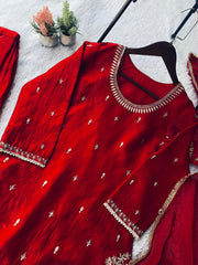 Eid Special Fendy Silk Sequence Embroidery Work Suit