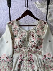 Trendy Rangoli Silk Sequence Embroidery Work Top Palazzo & Dupatta