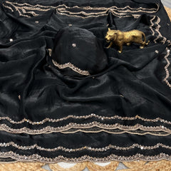 Beautiful Pure Fandy Sattin Silk Saree