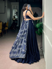 Navratri Nights Special Moonga Silk Lehenga Choli