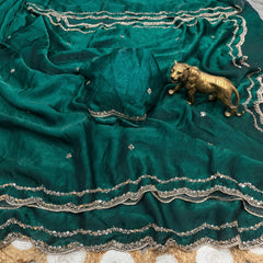 Beautiful Pure Fandy Sattin Silk Saree