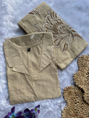Beautiful & Comfortable Dabu Cotton Designer Co-ord Set