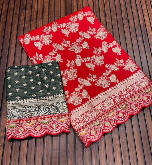 Beautiful Festive Special Banarasi Pattu Saree