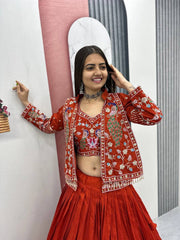 Beautiful Vichita Silk Sequence Work Lehenga choli