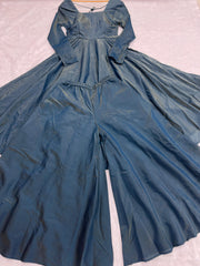 Elegance roman Simmer Silk Work Gown