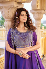 Trending Rangoli Silk Embroidery Moti Beads Sequence Work Lehenga With Stitched Blouse