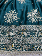 Attractive Japan Satin Thread Sequence Work Lehenga Choli