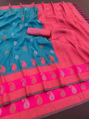 Beautiful Pure kanjivram Banarasi Silk Saree