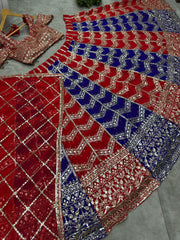Party-wear Georgette Designer Embroidery & Sequence Work Lehenga Choli