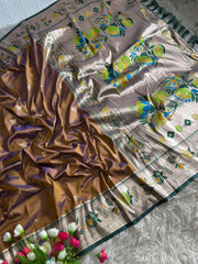 Tradition With Our Lotus Soft Silk Paithani Saree