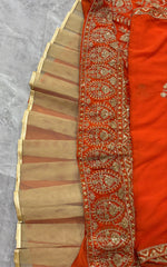 Party-wear Designer Georgette Embroidery & Sequence Real Mirror Work Lehenga Choli