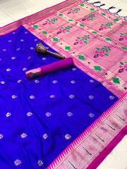 Beautiful Soft Kanchivaram Pethani Silk Saree