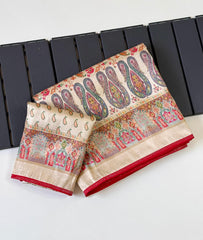 Beautiful Soft Silk Printed Work Saree