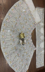 Designer Soft Butterfly Net Real Mirror Sequins Work Lehenga Choli