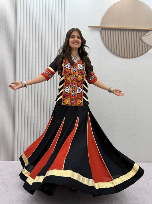 Navratri Special Pure Cotton Kediyu Lehenga Choli