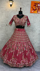 Engagement Special Twinkle Silk Coding Sequence Work Lehenga Choli