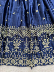 Wedding Special Japan Satin Thread With Sequence Work Lehenga Choli